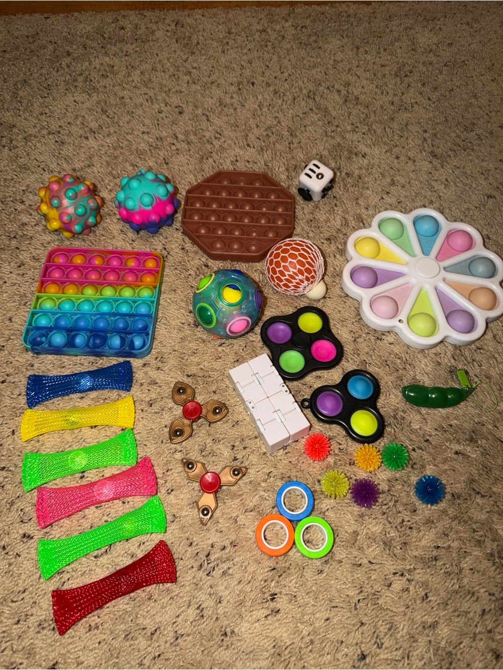 Fidget Toy Collection. Mixed Bundle. Hardly Used. Freshly Washed.
